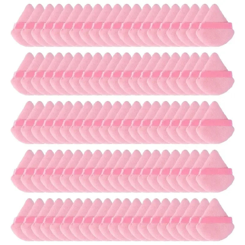 10/20PCS Triangle Makeup Sponge -Luxurious Velour,Ultra-Soft & Washable -Wet or Dry, Perfect for Loose Powder, Foundation & Body