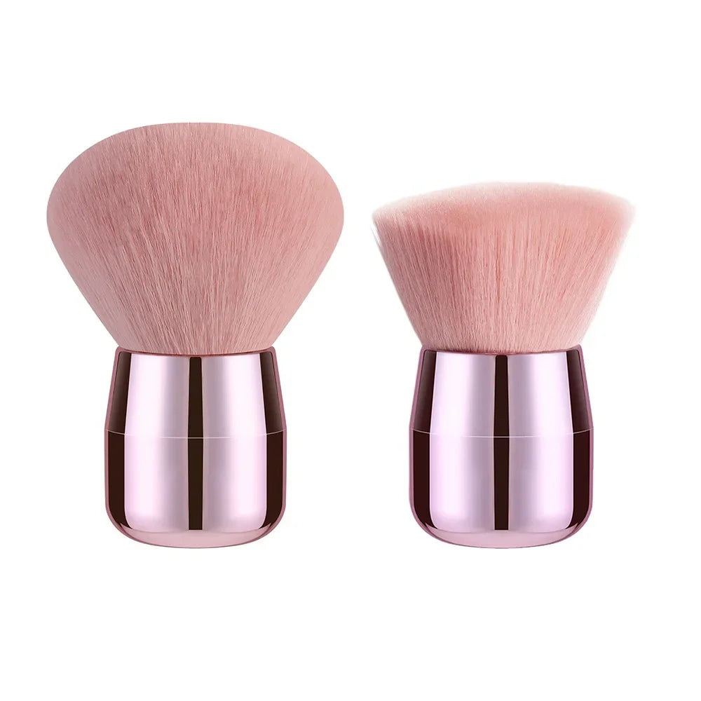 Wholesale 1/2 PCS  Loose Powder Blush Brushes Portable MINI Luxury Makeup Brush Travel Cosmetic Make Up Tools For Women Girls