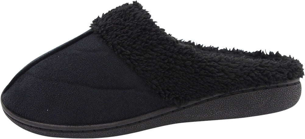 Norty Womens Slippers - Slip-On Memory Foam Clog Slippers Shoe - Faux Suede or Fleece