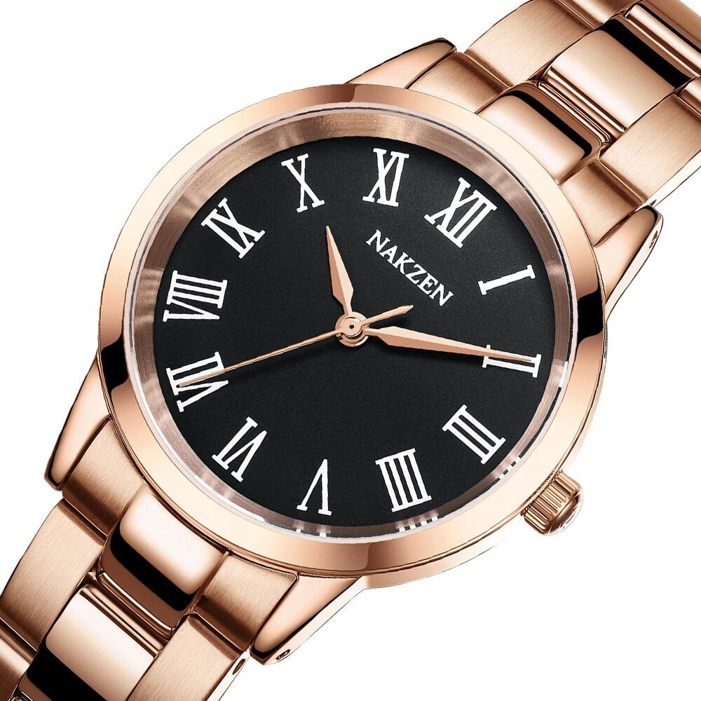 Fashion Ladies Watch Women 2020 New Rose Gold Dress Quartz Watches Luxury Diamond Wristwatches Relogio Feminino Bracelet Clock