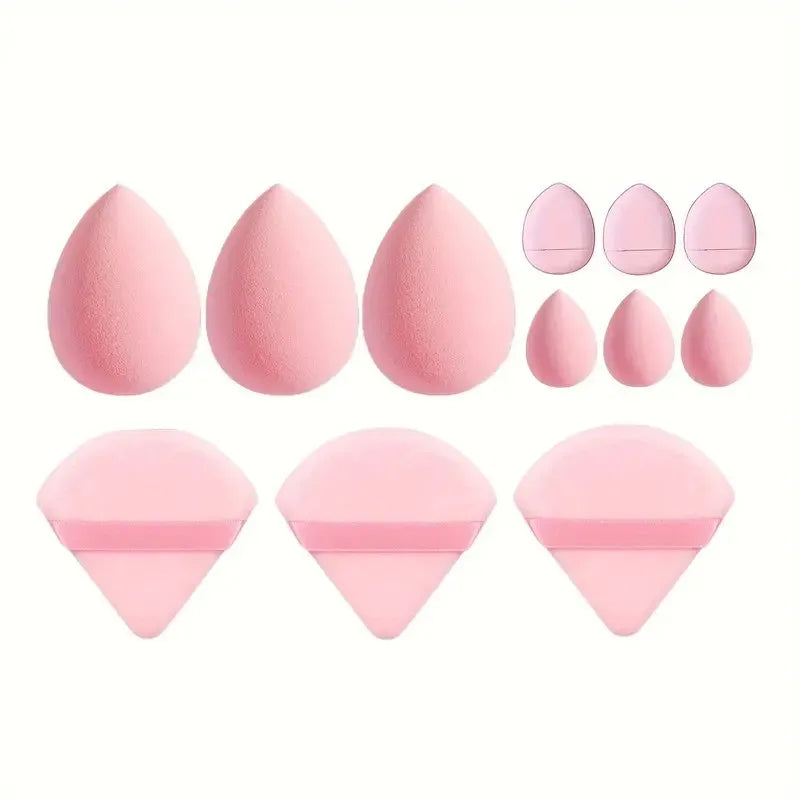10/20PCS Triangle Makeup Sponge -Luxurious Velour,Ultra-Soft & Washable -Wet or Dry, Perfect for Loose Powder, Foundation & Body