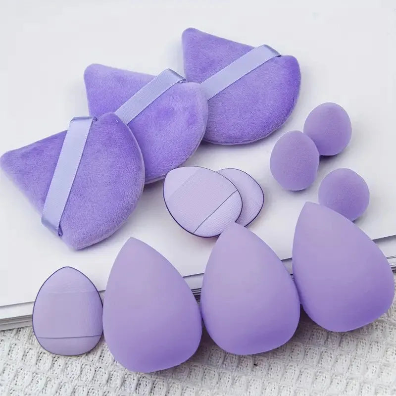 10/20PCS Triangle Makeup Sponge -Luxurious Velour,Ultra-Soft & Washable -Wet or Dry, Perfect for Loose Powder, Foundation & Body