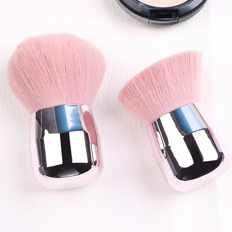 Wholesale 1/2 PCS  Loose Powder Blush Brushes Portable MINI Luxury Makeup Brush Travel Cosmetic Make Up Tools For Women Girls