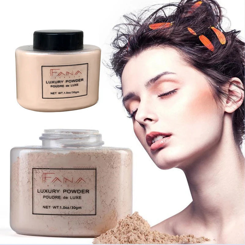 Luxury Banana Powder 4 Colors Long-lasting Waterproof Light And Breathable Oil-controlling Setting Powder Women Makeup Powder