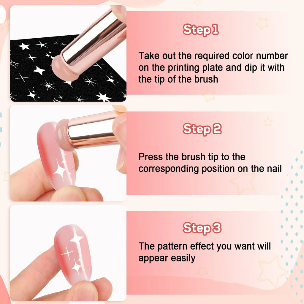 Mium Luxurious Ultra-Soft Brush Set for Flawless Makeup & Nail Art