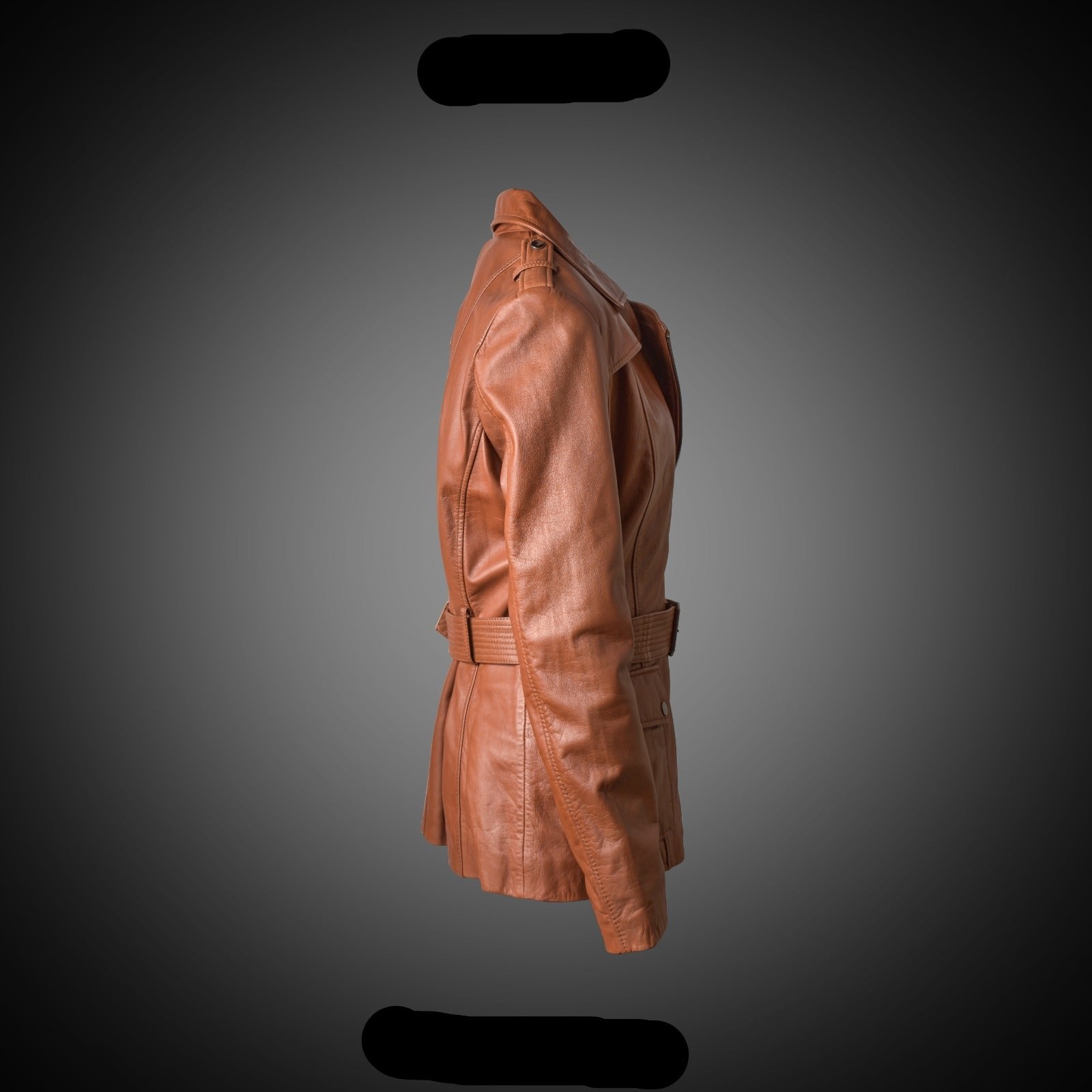 Brown Mid Length Coat For Women