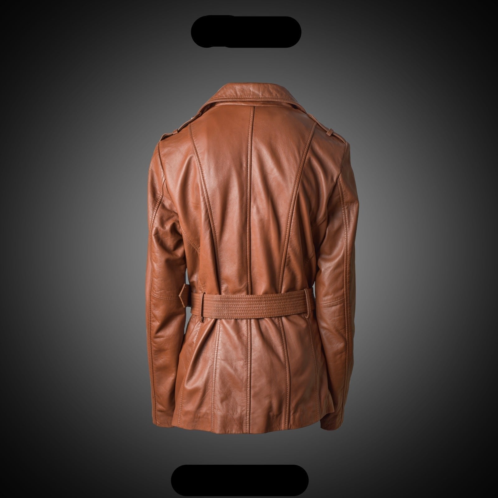 Brown Mid Length Coat For Women