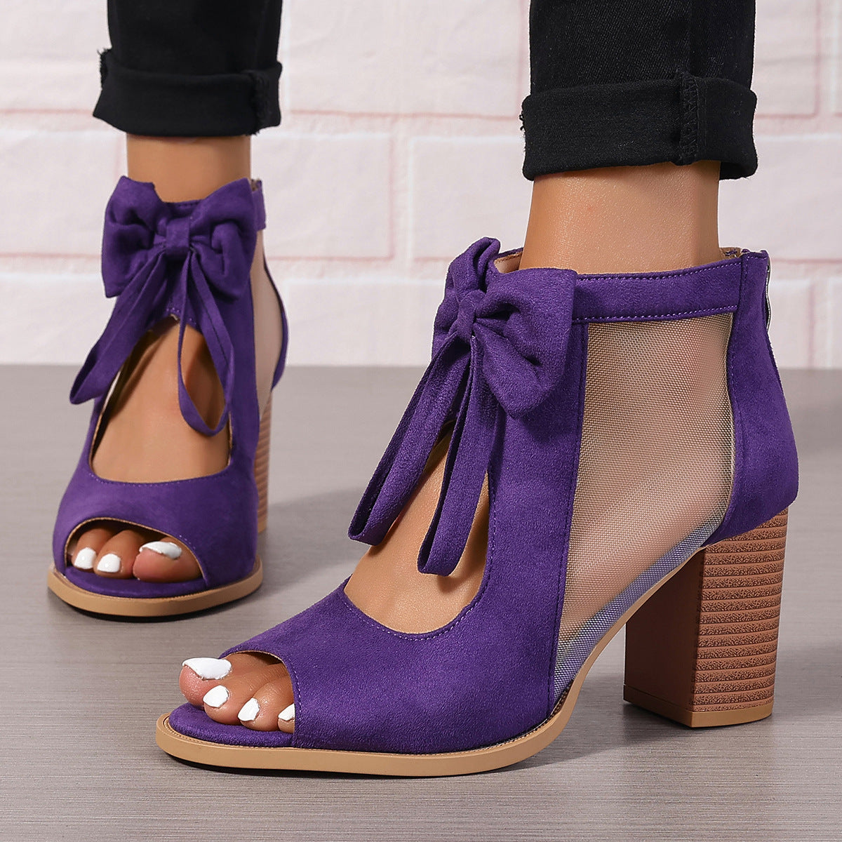 Hturi Lux™ Platform Chunky High Heels - Hturilux
