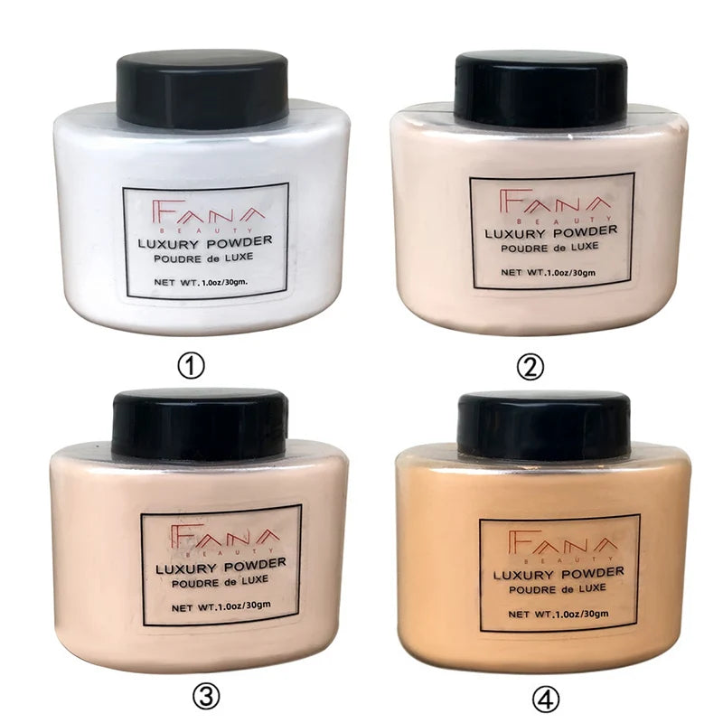 Luxury Banana Powder 4 Colors Long-lasting Waterproof Light And Breathable Oil-controlling Setting Powder Women Makeup Powder