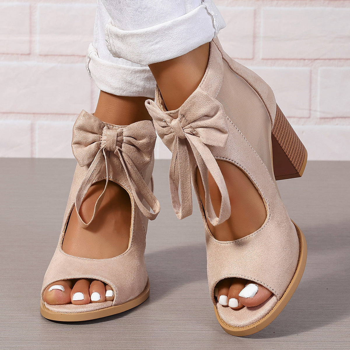 Hturi Lux™ Platform Chunky High Heels - Hturilux