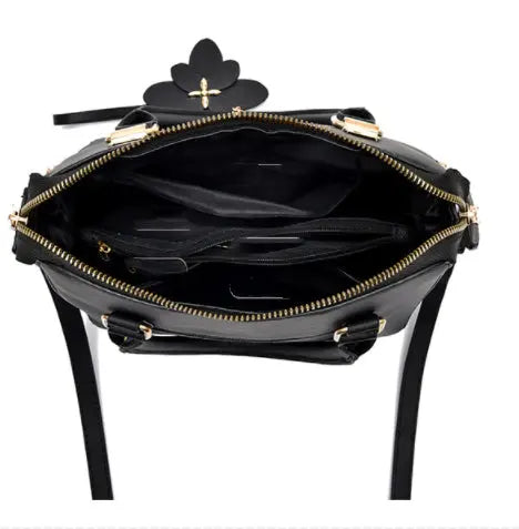 Hturi Lux™ Fashion Flowers Embroidered Handbag – Elegant Shoulder & Messenger Bag for Women - Hturilux