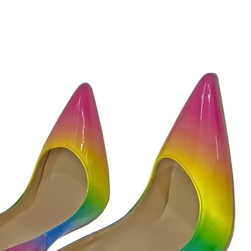 Colorful High Heels Stiletto Shoes