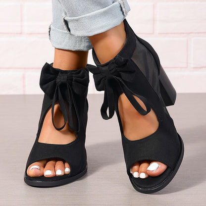 Hturi Lux™ Platform Chunky High Heels - Hturilux