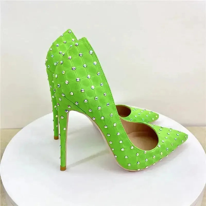 Diamond High Heel Stiletto Shoes