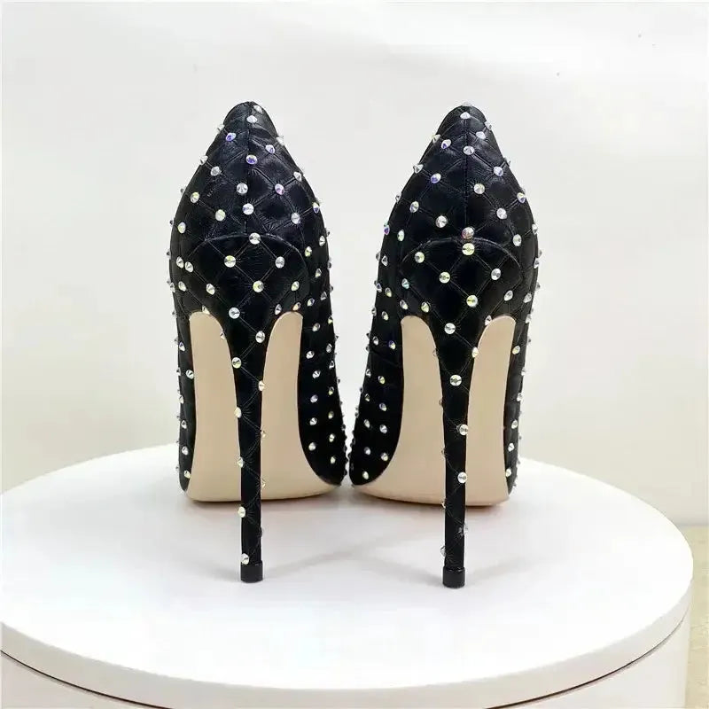 Diamond High Heel Stiletto Shoes