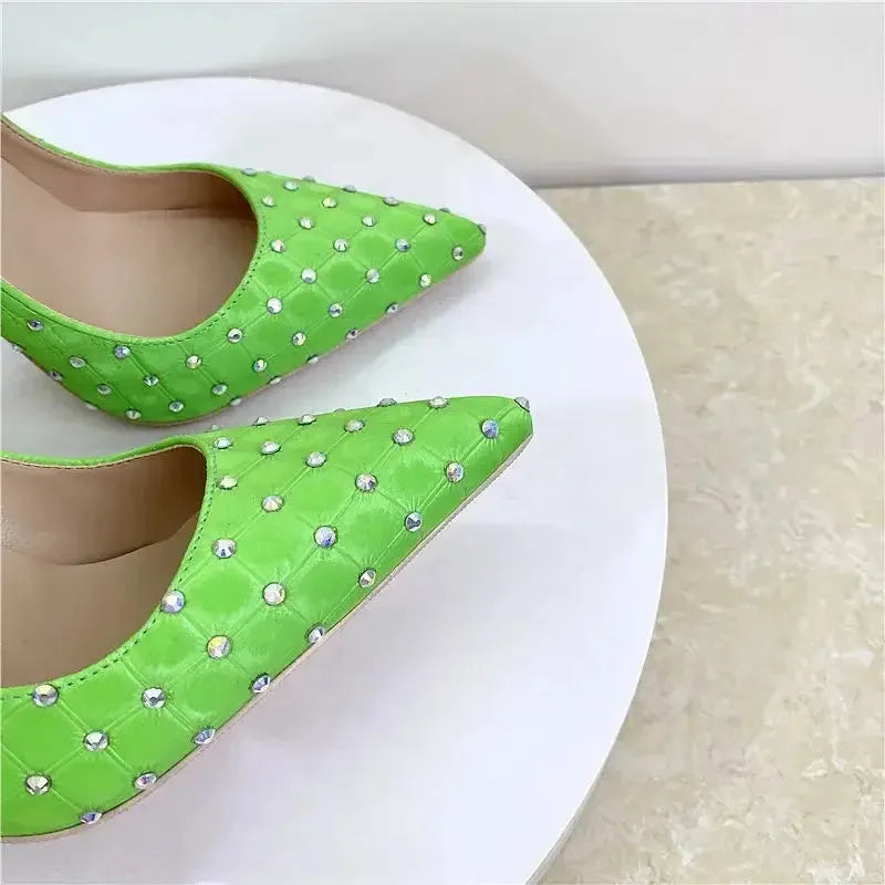 Diamond High Heel Stiletto Shoes