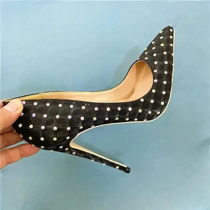 Diamond High Heel Stiletto Shoes