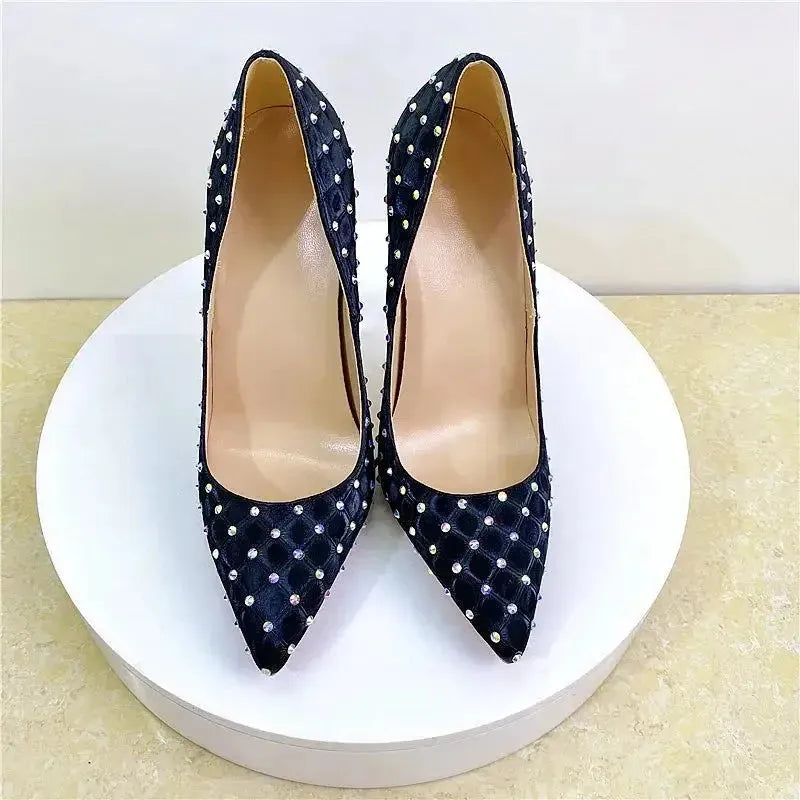 Diamond High Heel Stiletto Shoes