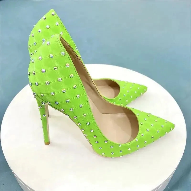Diamond High Heel Stiletto Shoes