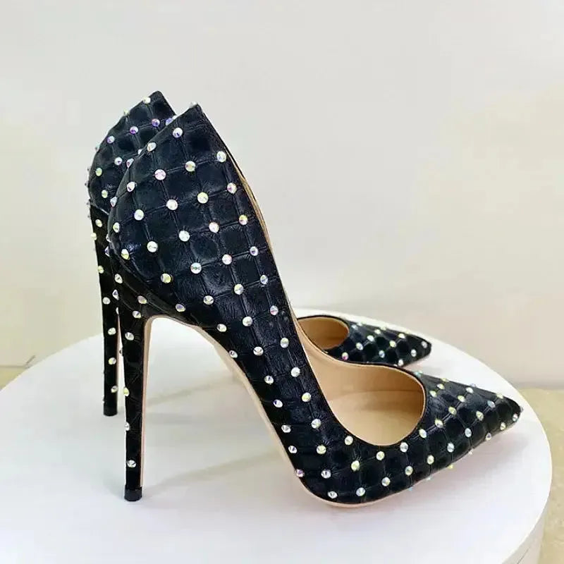 Diamond High Heel Stiletto Shoes