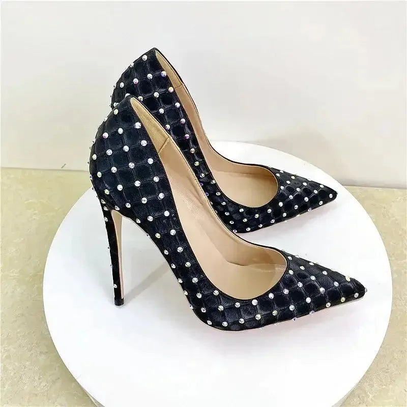 Diamond High Heel Stiletto Shoes