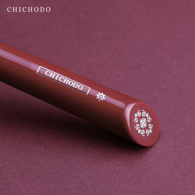CHICHODO Luxury Makeup Brush Eyelimer Brush High Quality Soft Natural Animal Hair Brush Red Rose Series 005