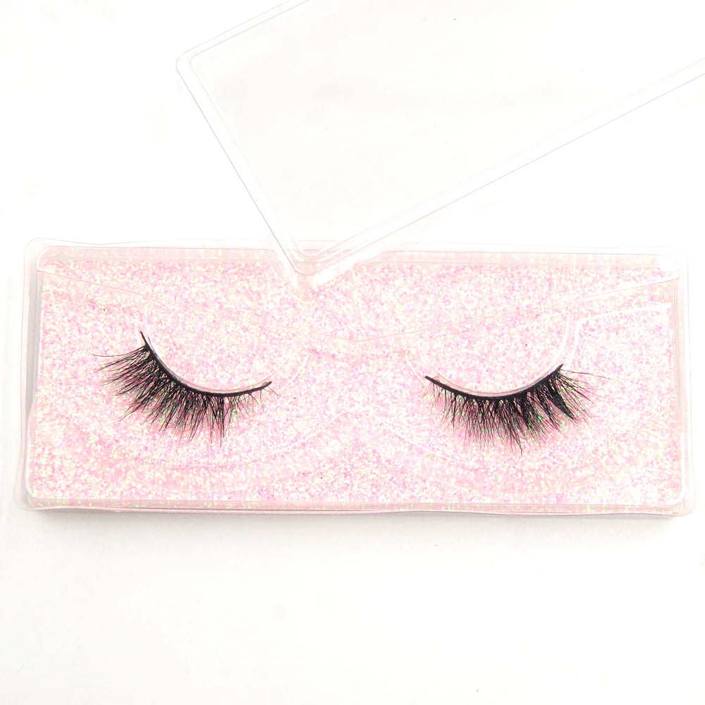 Goodobe 3D Real Mink Half False Eyelashes Natural Soft Short Eyelash Luxury Cruelty free Reusable Half Lashes Eye Beauty Makeup
