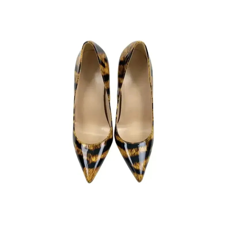 Leopard Pattern Women's High Heel Shoes