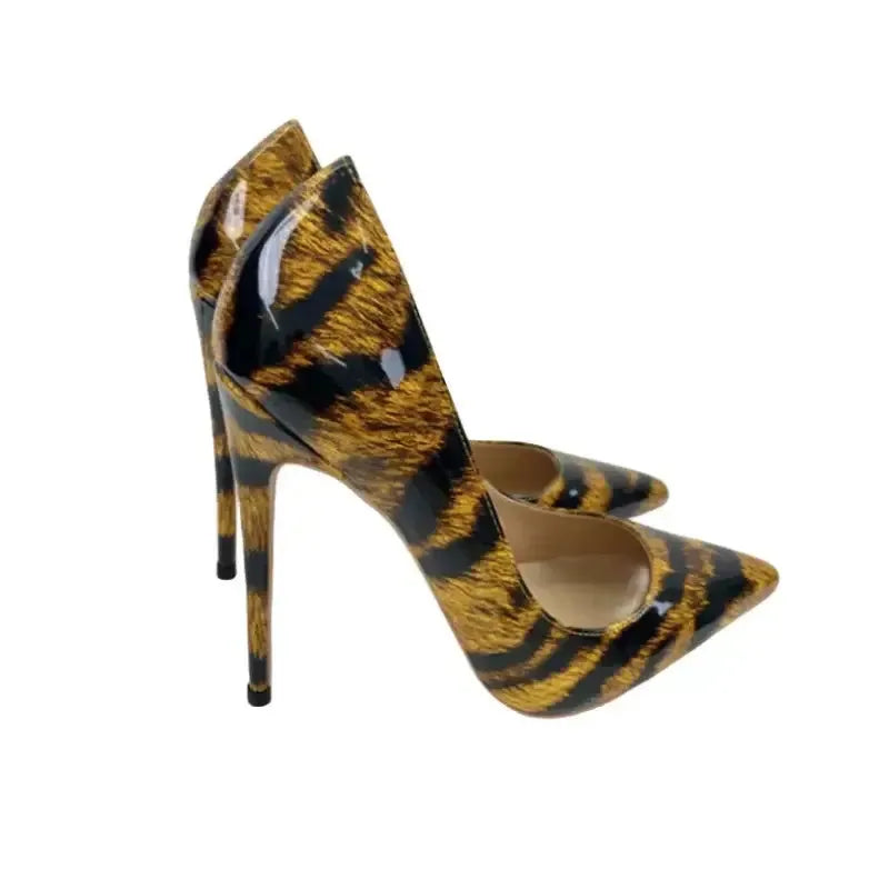 Leopard Pattern Women's High Heel Shoes